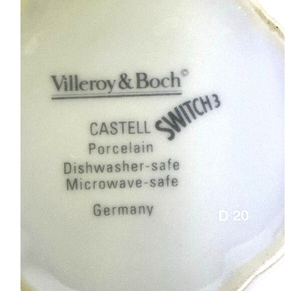Villeroy & Boch Switch 3 1996-2020 Retired Castell Corsica 3.5" Mugs-Set of 3 - Picture 8 of 9